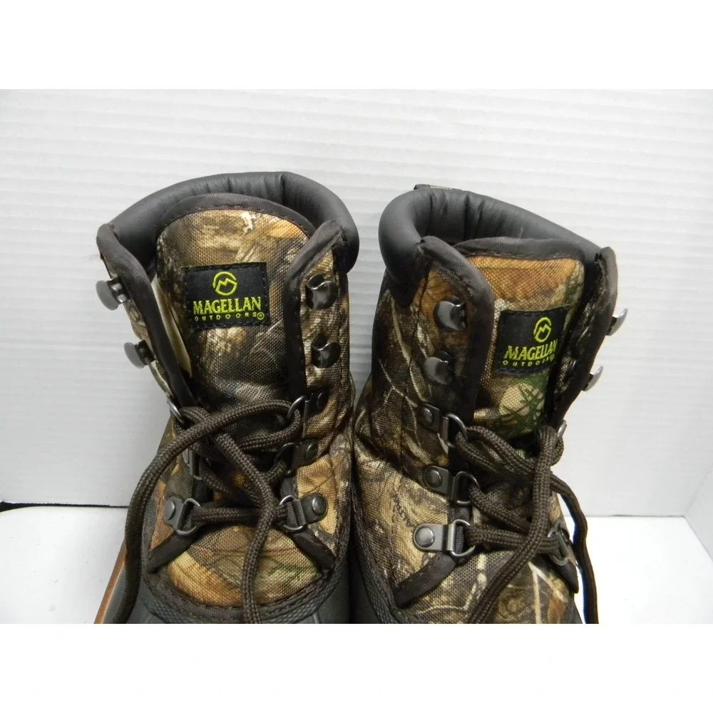Magellan Outdoors Youth 2 Camo Hunting Winter Duck Boots Lace Up Waterproof